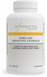 Integrative Therapeutics Similase Sensitive Stomach capsules in bottle provide dairy-free digestion support.