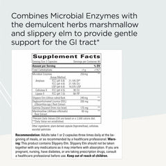 Integrative Therapeutics Similase Sensitive Stomach capsules closeup show gentle digestive aid.