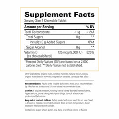 Integrative Therapeutics Vitamin D3 chewable tablets highlight convenient daily intake.