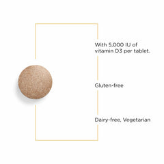 Integrative Therapeutics Vitamin D3 chocolate flavor chewables for a tasty routine.
