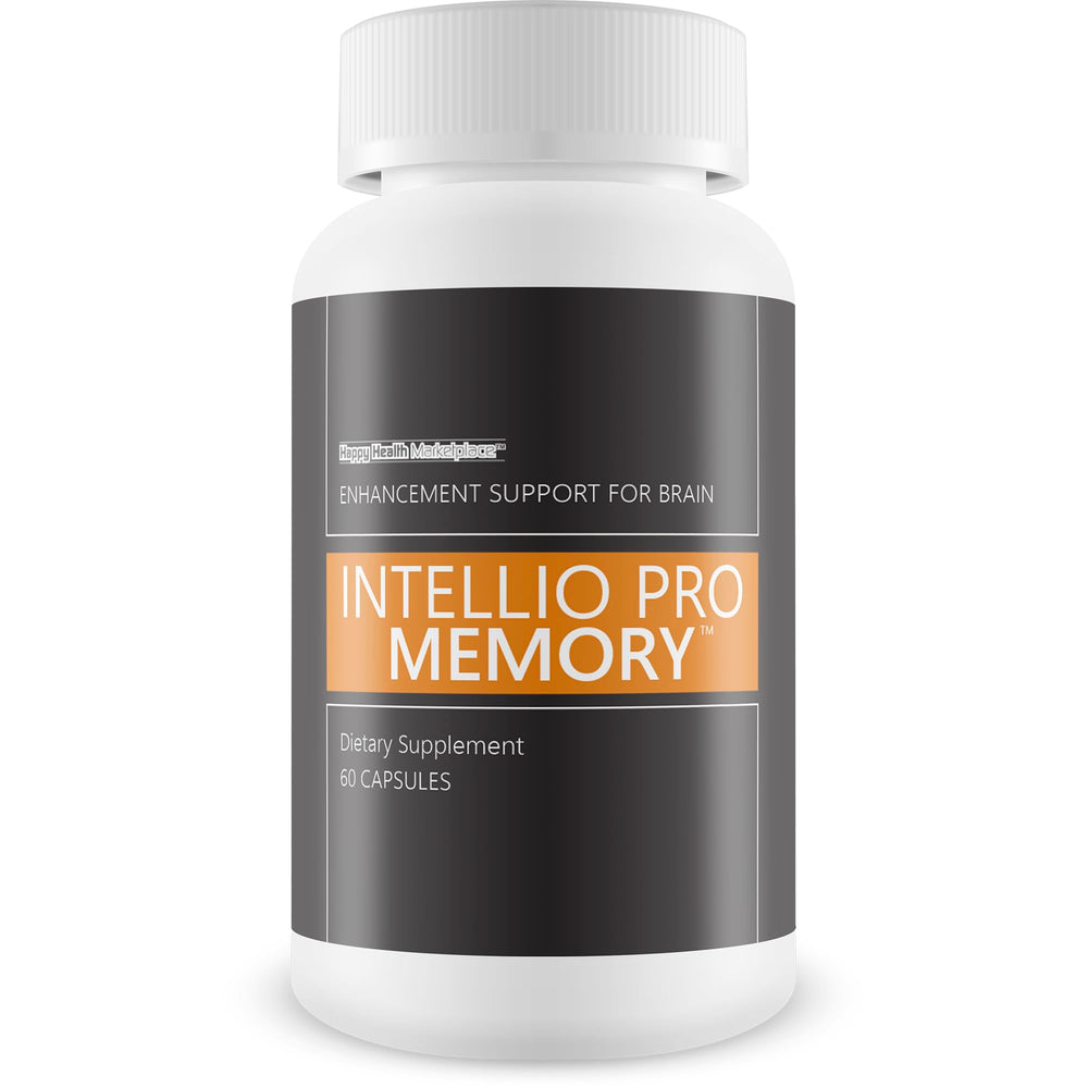 Intellio Pro Memory bottle pour supports easy daily brain health routine