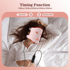 INTEO red light mask red and near infrared lights deliver deep skin reach.