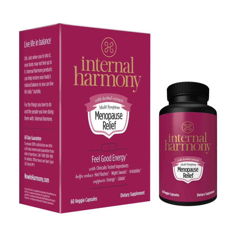 Internal Harmony Dream Energy bottle promotes daily feel-good energy and balanced mood.