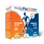 INVIGOFLEX AMPM bottle front displaying daily joint support packaging.