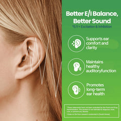 Invivotec Healthear ear clarity graphic illustrating improved listening awareness.