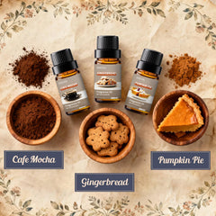 INWICOPH Spice Fragrance Set Pumpkin Pie inspires warm autumn ambiance.