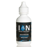 Ion alkaline water drops pour for easy pH boost.