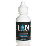 Ion alkaline water drops pour for easy pH boost.