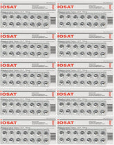 IOSAT potassium iodide tablets in a blister pack for emergency readiness