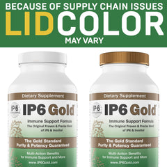 IP6 Gold ingredient panel highlights IP6 and Myo-Inositol quality