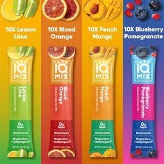 IQMIX single-serve sticks ready to mix for workouts and travel.