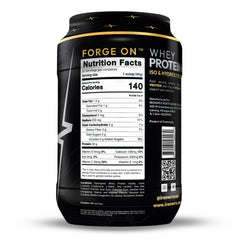 IRONWRX whey isolate bottle highlights trusted quality for muscle support and convenient daily use.