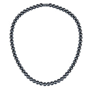 IRUMENG Hematite Necklace beads showcase natural stones for fatigue relief around the neck.