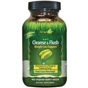 Irwin Naturals 2-in-1 Cleanse bottle front shows the digest support label.