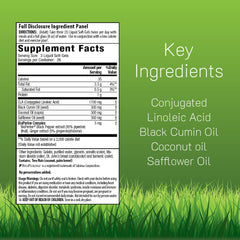 Irwin Naturals CLA Lean soft-gels being poured for easy ingestion