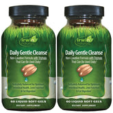 Irwin Naturals Daily Gentle Cleanse bottle front showing a trusted digestive support option