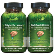 Irwin Naturals Daily Gentle Cleanse bottle front showing a trusted digestive support option