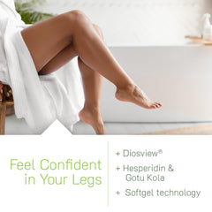 Irwin Naturals Love My Legs bottle pour, fast-release liquid softgels