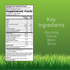 Close-up of Irwin Naturals softgels highlights easy-to-swallow capsules for daily use