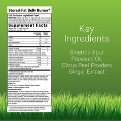 Irwin Naturals Belly Burner bottle back with Bioperine for absorption highlights.