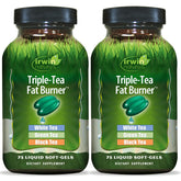 Irwin Naturals Triple-Tea fat burner bottle for daily energy and metabolism support