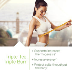 Irwin Naturals Triple-Tea capsules closeup for easy daily supplementation