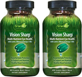 Irwin Naturals Vision Sharp softgel bottle for ongoing eye health support.
