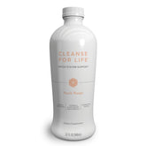 Isagenix Cleanse for Life bottle with peach mango flavor for daily wellness ritual.