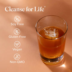 Isagenix Cleanse for Life ingredients highlight turmeric, licorice, bilberry for antioxidant support.