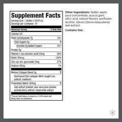 Isagenix Collagen Elixir pour into glass demonstrates a convenient ready-to-drink format for busy mornings.