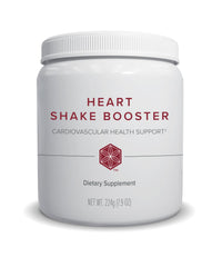 Isagenix Heart Shake Booster packaging front highlighting vegan formula for heart wellness