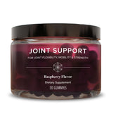 Isagenix Joint Support raspberry gummies bottle for daily joint wellness.