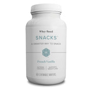 Isagenix Snacks French Vanilla wafers packaging, convenient protein bite option