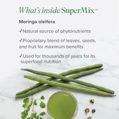 Isagenix SuperMix tropical flavor scoop prepared for a refreshing shake