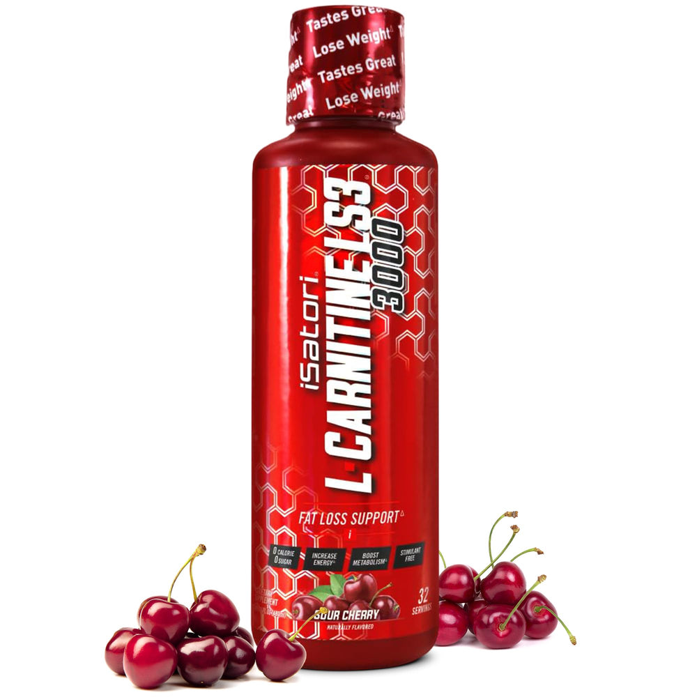 iSatori L-Carnitine LS3 bottle for non-stimulant energy support during workouts