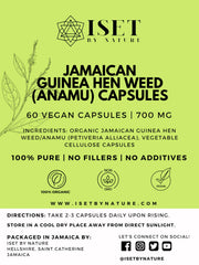 Iset By Nature Anamu Capsules bottle front view for daily wellness support