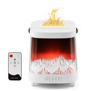 ISIMEE essential oil diffuser with gradient lighting adds warm ambiance