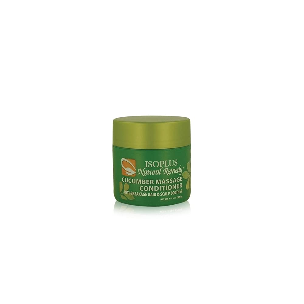 Isoplus cucumber massage conditioner bottle for refreshing scalp care.