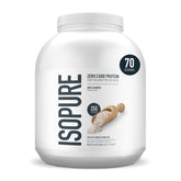 Isopure Zero Carb unflavored whey isolate container for high-protein meals
