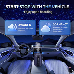 ITHUGE diffuser music-sync light creates dynamic mood during drives or evenings