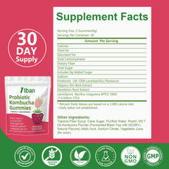 Itiban gummies in hand, convenient gut-friendly chewable snack