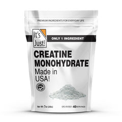 Its Just Creatine Monohydrate powder in a jar for daily supplementation.