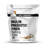 It's Just! bottle pour shows the natural chicory-derived inulin for versatile sweetening.