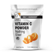 It's Just! Vitamin C Powder bottle with pure L-Ascorbic Acid for daily use