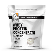 It's Just! whey protein bottle highlights premium US-made protein for daily fueling