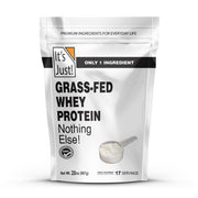It's Just! whey unflavored bag open, clean protein base for smoothies and recipes
