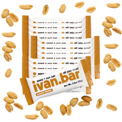 ivan.bar Protein Packed Energy Snack Bar on the go for a quick protein boost.