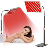 i-Venoya red light therapy panel with stand enables versatile at-home sessions.