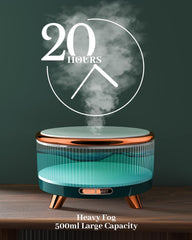 Jack & Rose diffuser silent ultrasonic operation for peaceful nights.