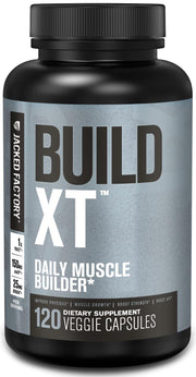 Jacked Factory Build-XT bottle front view for daily performance support